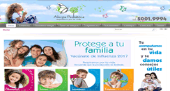 Desktop Screenshot of alergiapediatrica.com